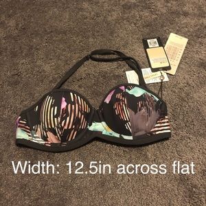 NWT! Calia ‘Botanical Garden’ bandeau bikini top